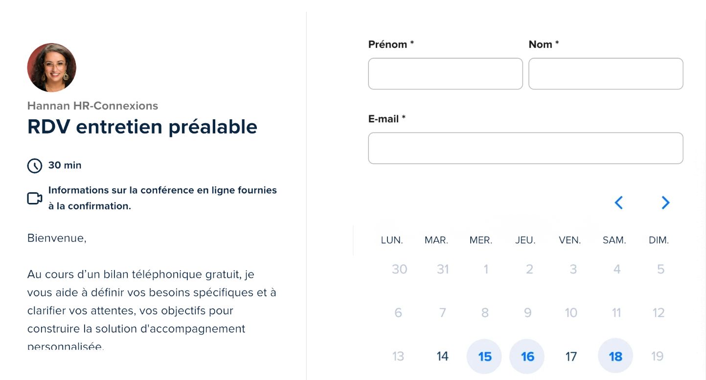 Calendly HR Connexions